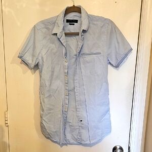 Zara Man Light Blue Men's Shirt